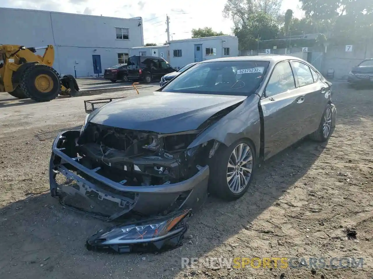 2 Photograph of a damaged car 58ABZ1B10KU022199 LEXUS ES350 2019