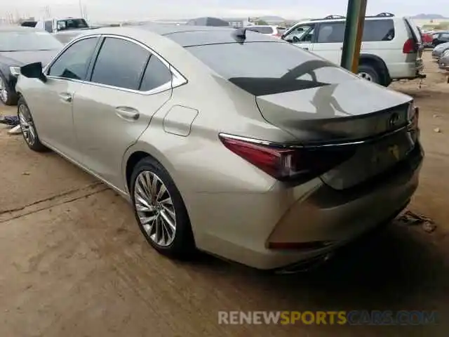 3 Photograph of a damaged car 58ABZ1B10KU022302 LEXUS ES350 2019