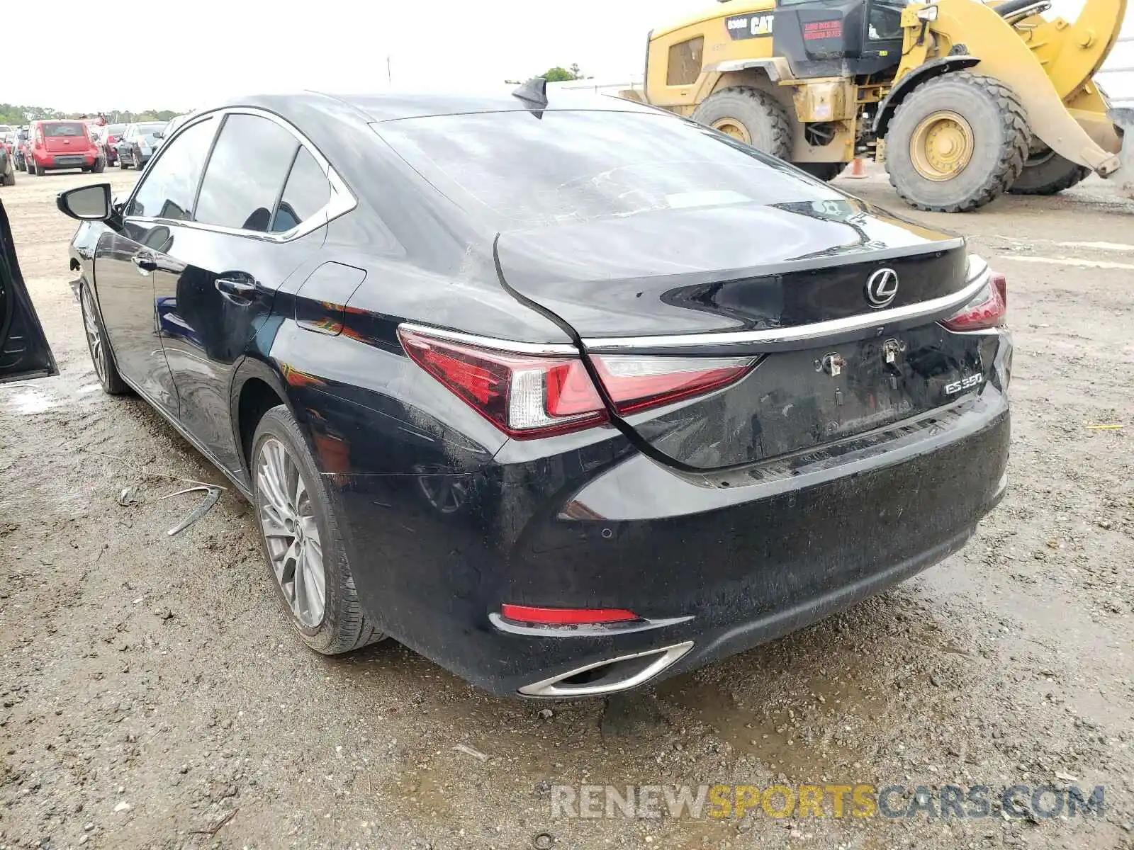 3 Photograph of a damaged car 58ABZ1B10KU039083 LEXUS ES350 2019