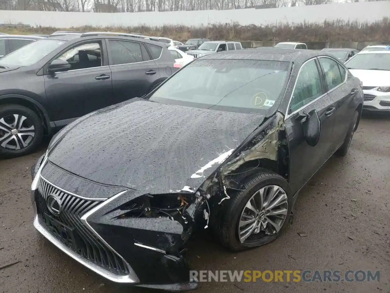 2 Фотография поврежденного автомобиля 58ABZ1B10KU039651 LEXUS ES350 2019