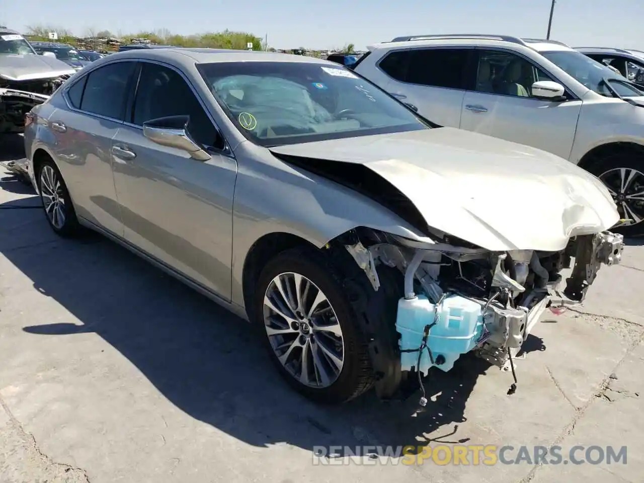 1 Photograph of a damaged car 58ABZ1B10KU042209 LEXUS ES350 2019