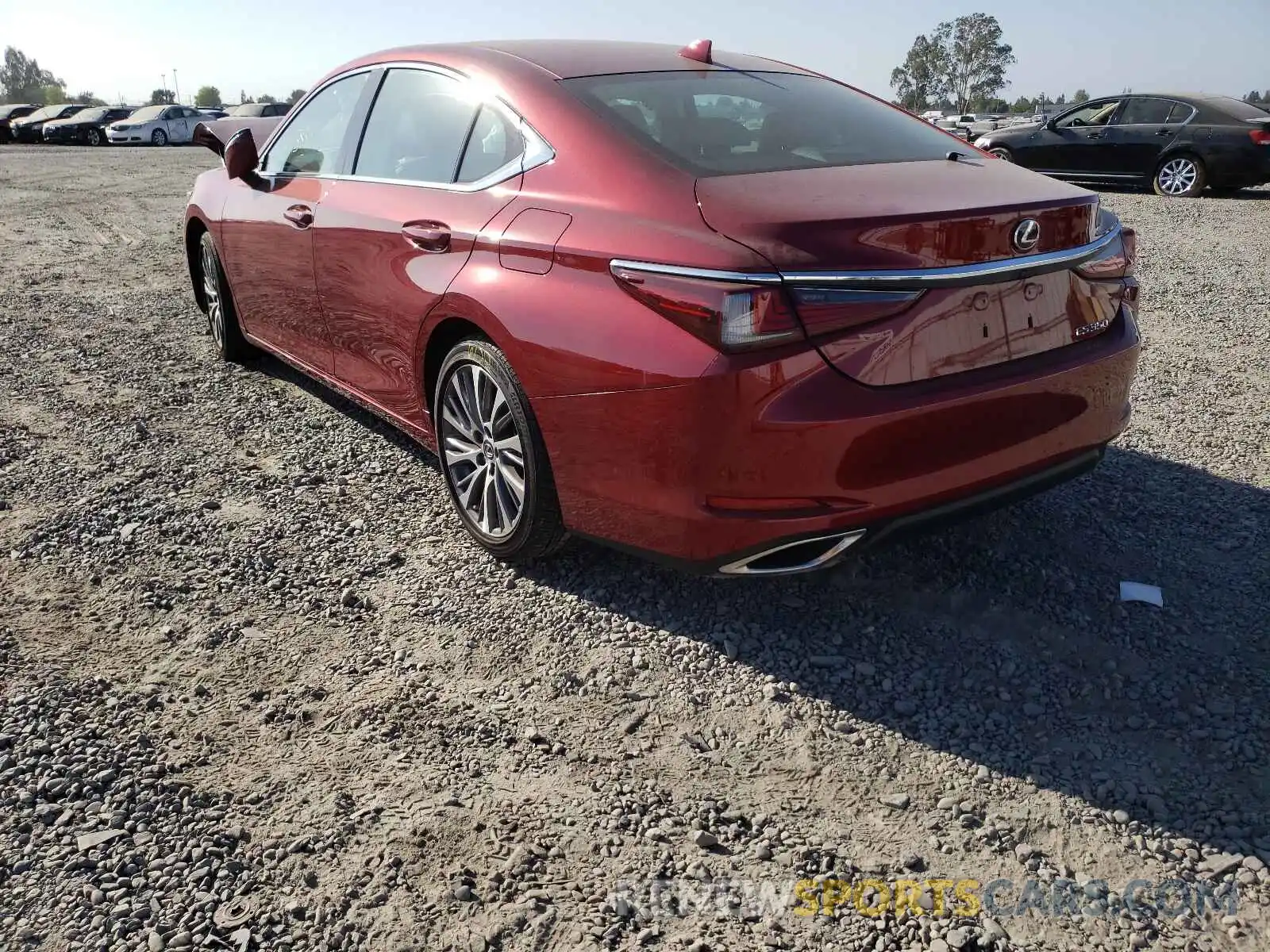 3 Photograph of a damaged car 58ABZ1B10KU043540 LEXUS ES350 2019