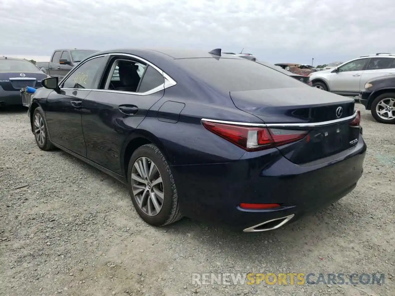 3 Photograph of a damaged car 58ABZ1B10KU043800 LEXUS ES350 2019