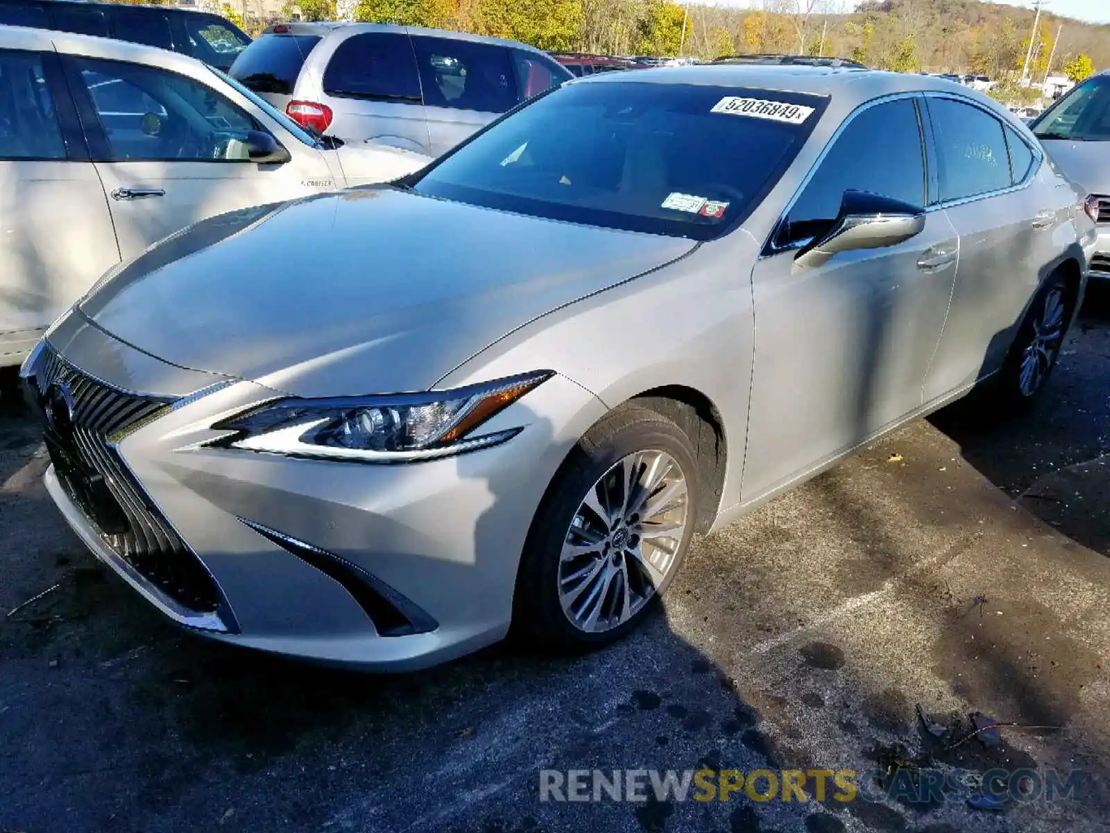 2 Photograph of a damaged car 58ABZ1B10KU045739 LEXUS ES350 2019