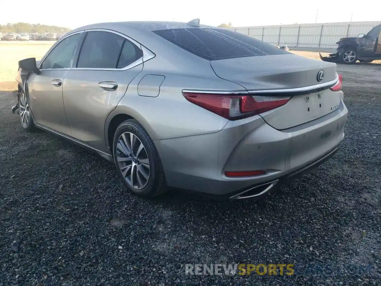 3 Photograph of a damaged car 58ABZ1B10KU048852 LEXUS ES350 2019