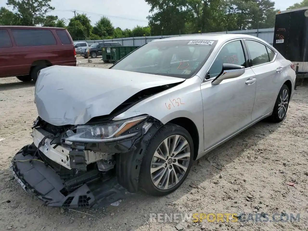 2 Photograph of a damaged car 58ABZ1B10KU050441 LEXUS ES350 2019