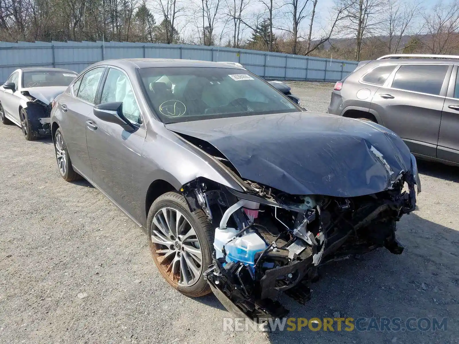 1 Photograph of a damaged car 58ABZ1B10KU051282 LEXUS ES350 2019