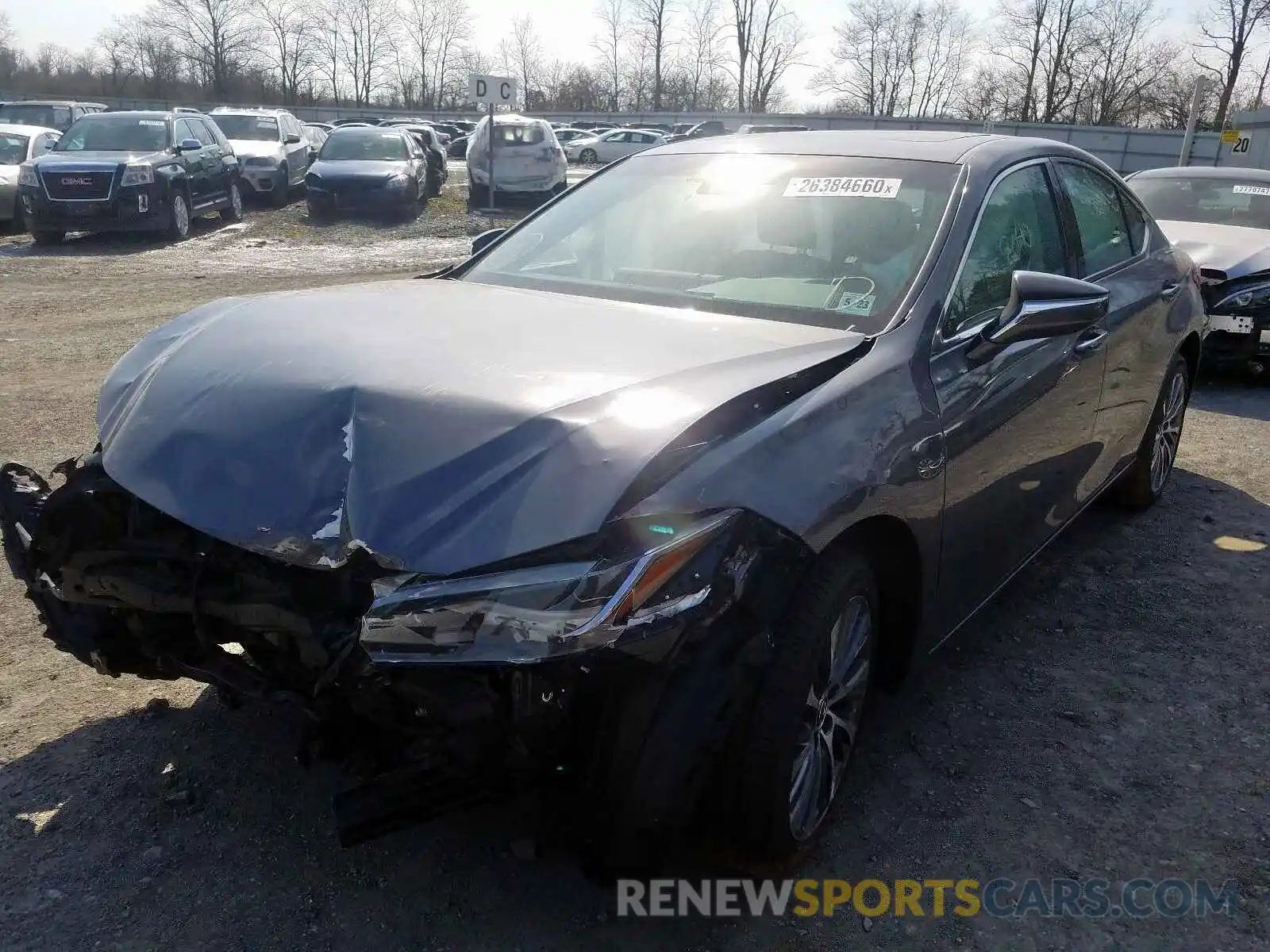 2 Photograph of a damaged car 58ABZ1B10KU051282 LEXUS ES350 2019