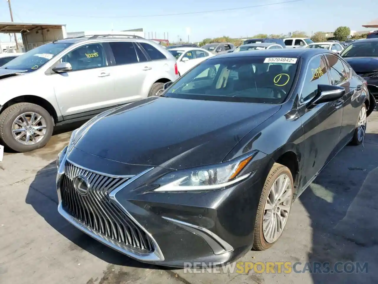 2 Photograph of a damaged car 58ABZ1B11KU001782 LEXUS ES350 2019