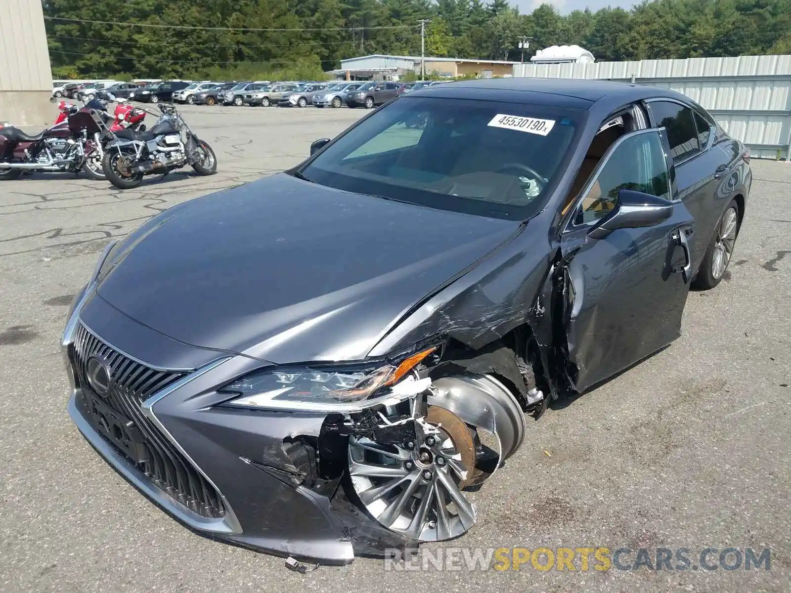 2 Photograph of a damaged car 58ABZ1B11KU003127 LEXUS ES350 2019