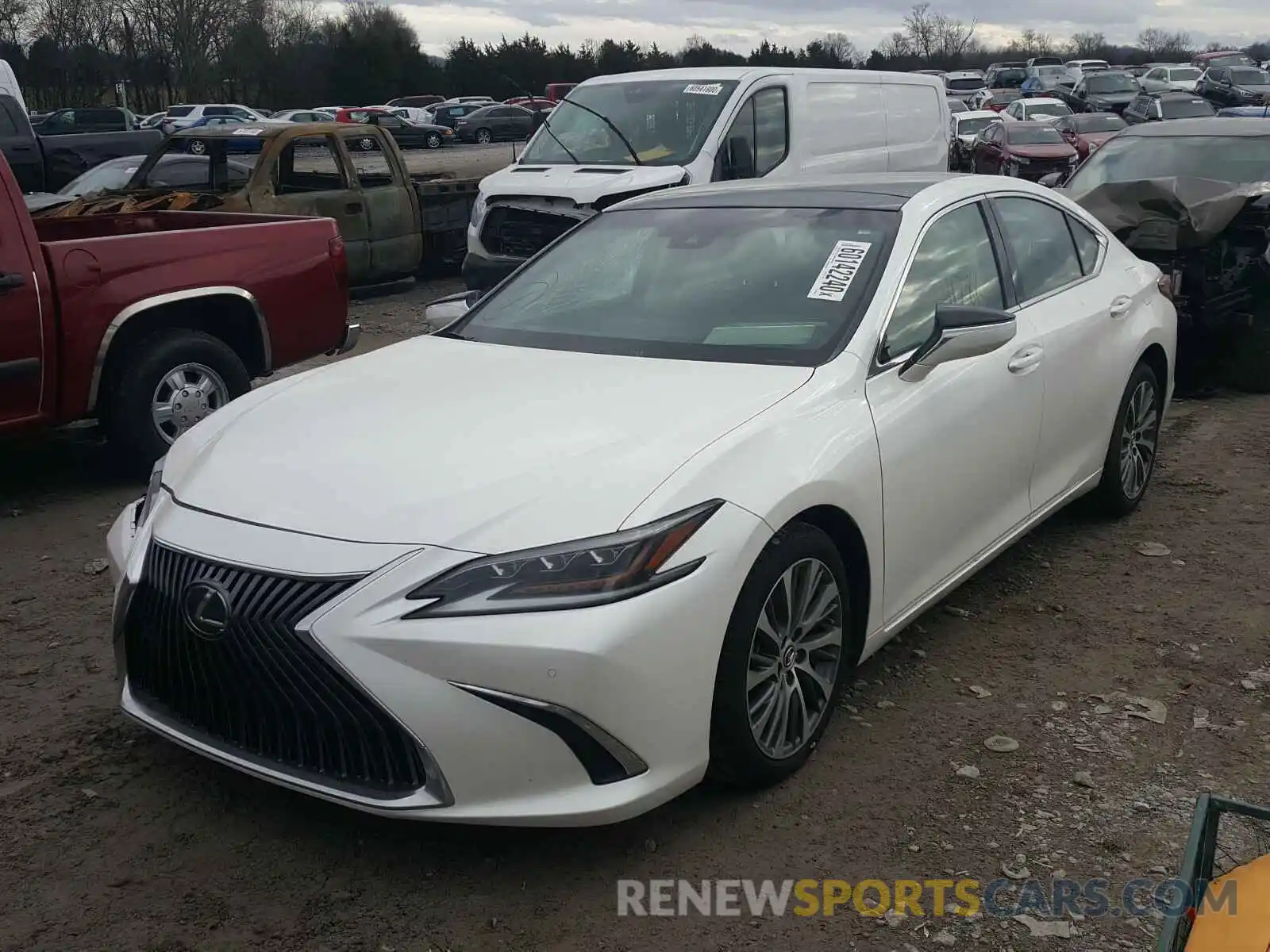 2 Photograph of a damaged car 58ABZ1B11KU003418 LEXUS ES350 2019