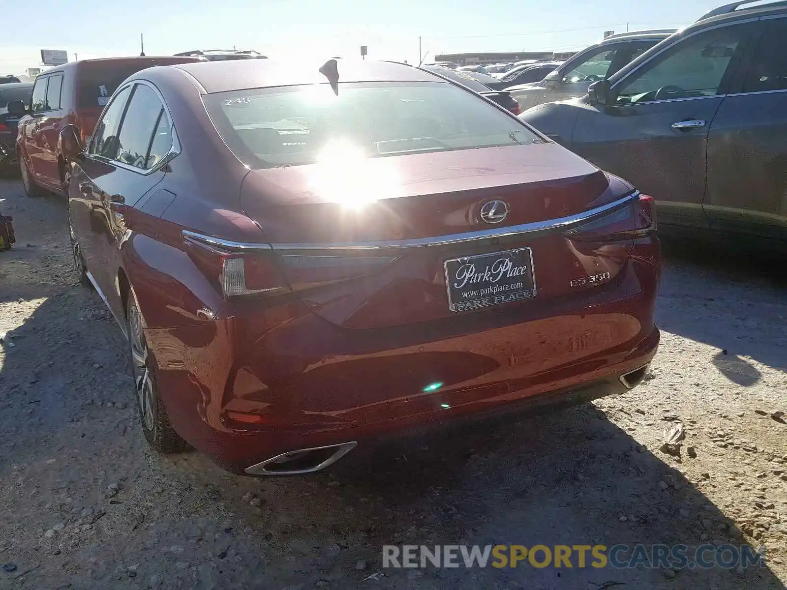 3 Photograph of a damaged car 58ABZ1B11KU005864 LEXUS ES350 2019