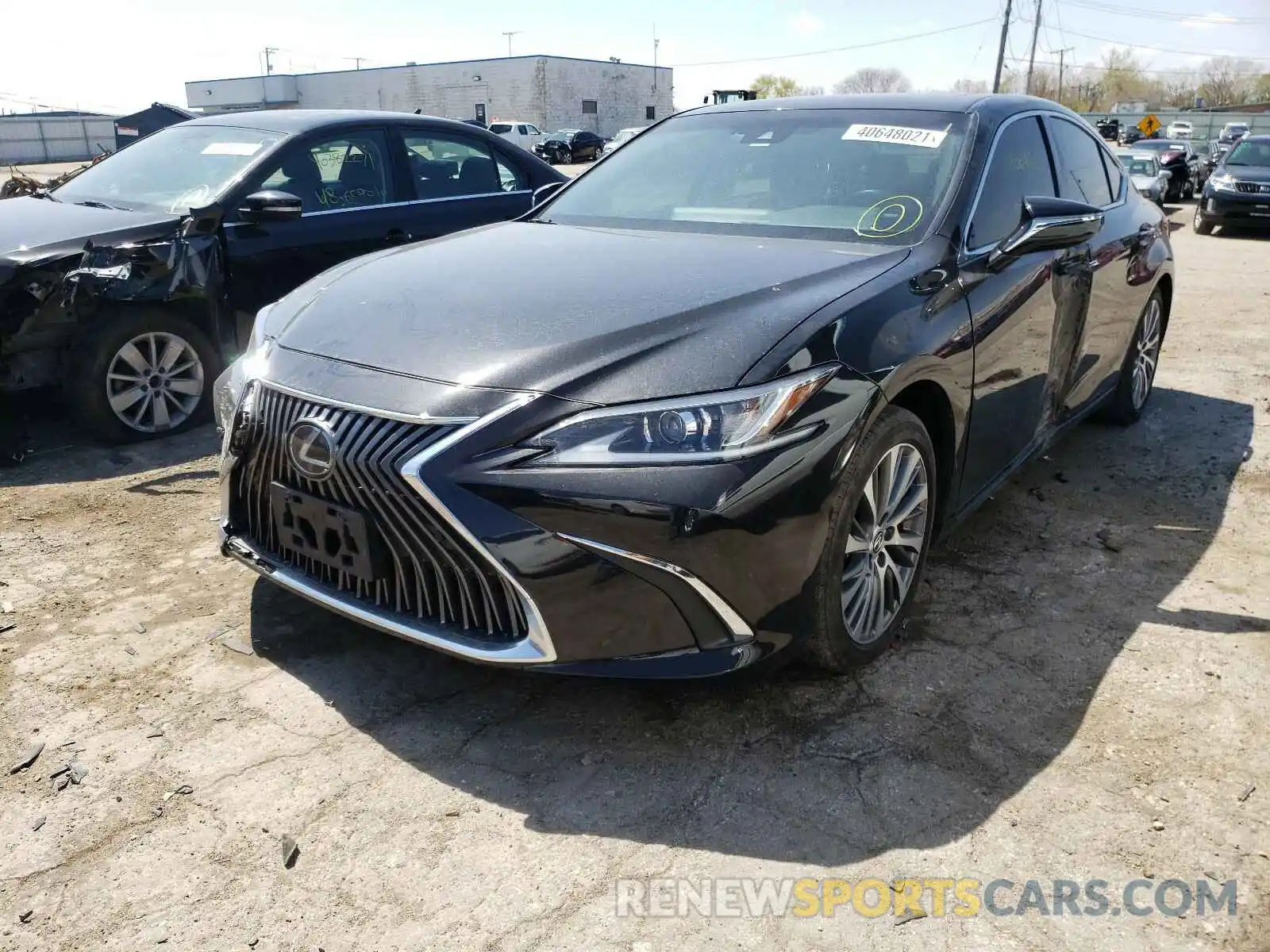 2 Photograph of a damaged car 58ABZ1B11KU008439 LEXUS ES350 2019