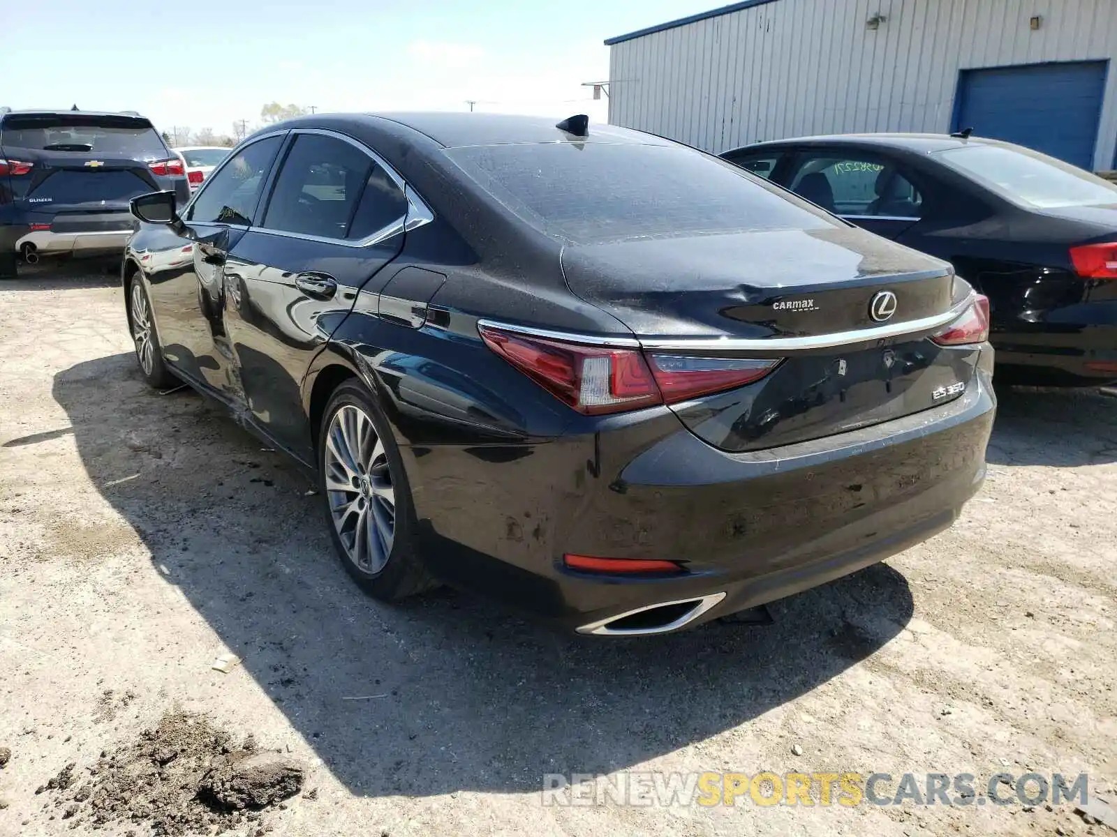 3 Photograph of a damaged car 58ABZ1B11KU008439 LEXUS ES350 2019