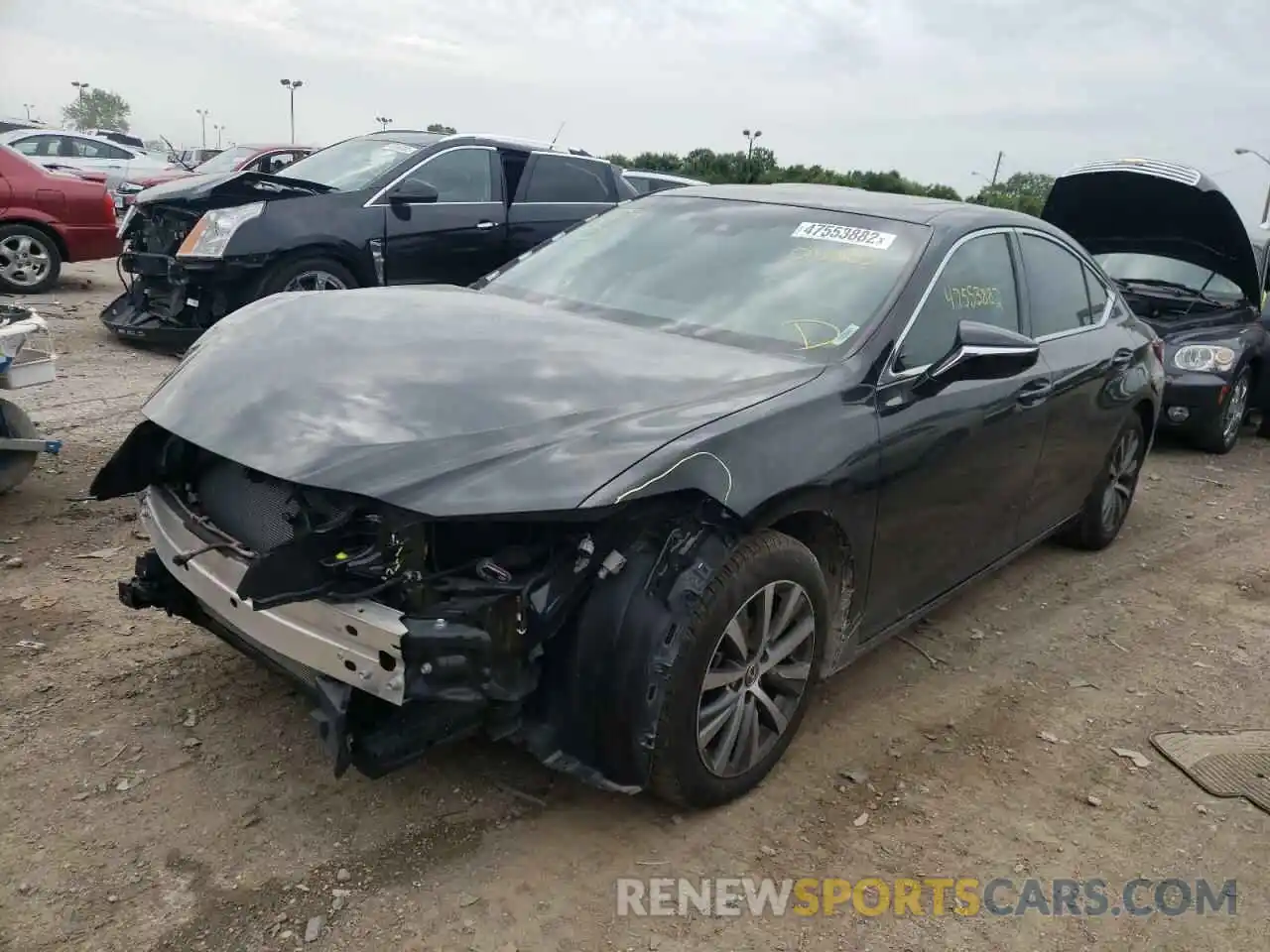 2 Photograph of a damaged car 58ABZ1B11KU014483 LEXUS ES350 2019