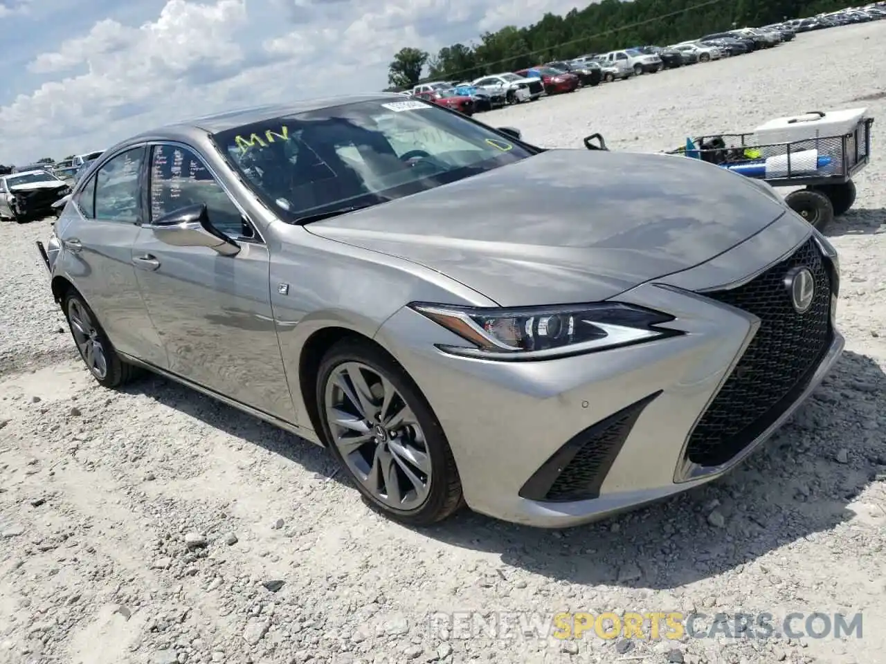 1 Photograph of a damaged car 58ABZ1B11KU021160 LEXUS ES350 2019