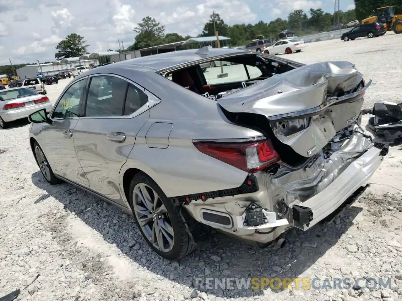 3 Photograph of a damaged car 58ABZ1B11KU021160 LEXUS ES350 2019