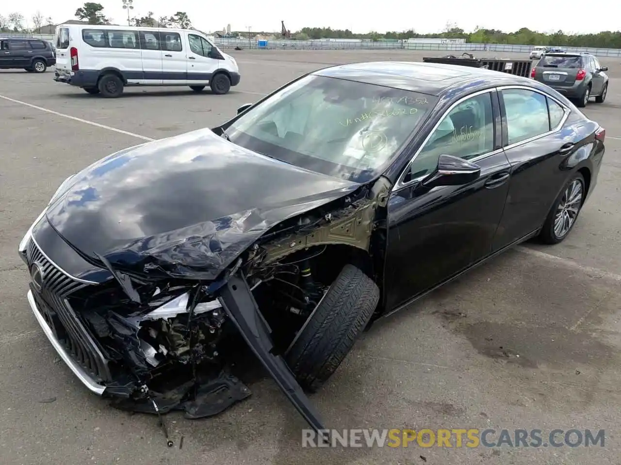 2 Photograph of a damaged car 58ABZ1B11KU026620 LEXUS ES350 2019