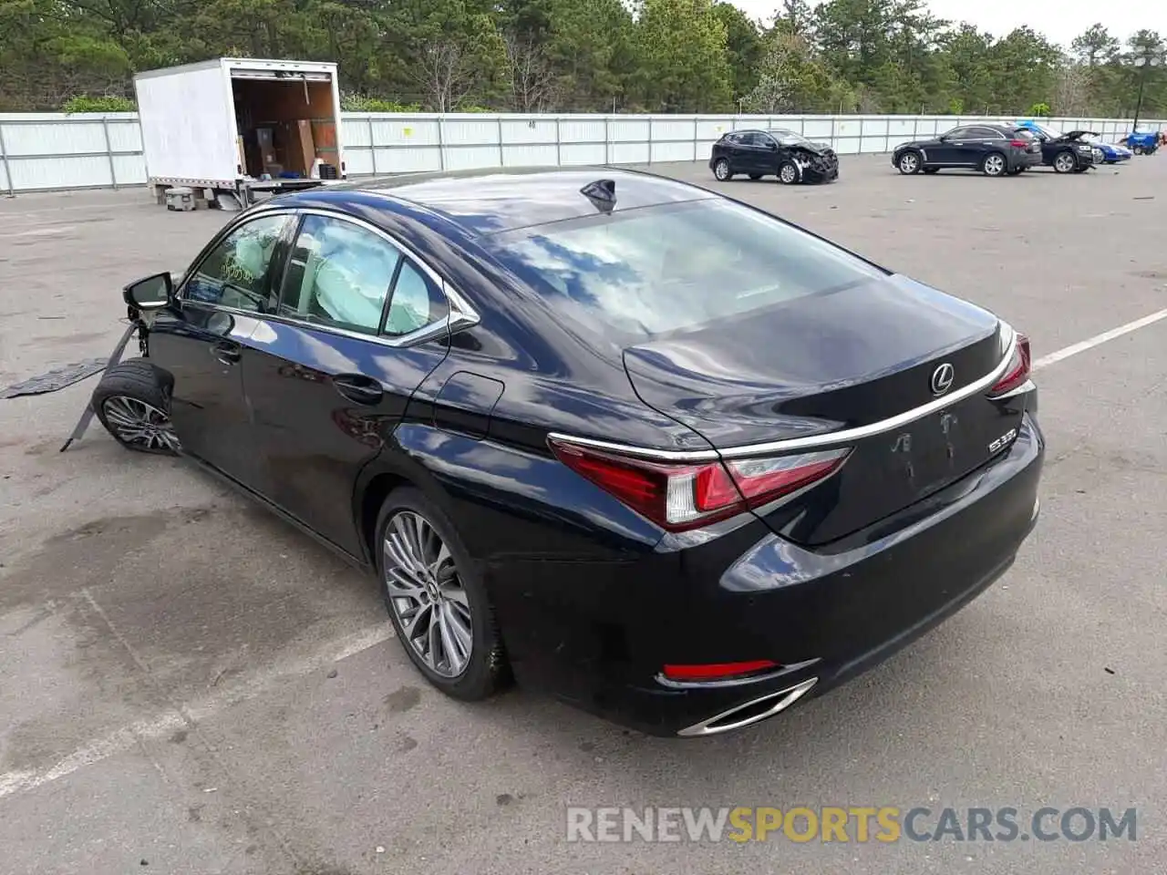 3 Photograph of a damaged car 58ABZ1B11KU026620 LEXUS ES350 2019