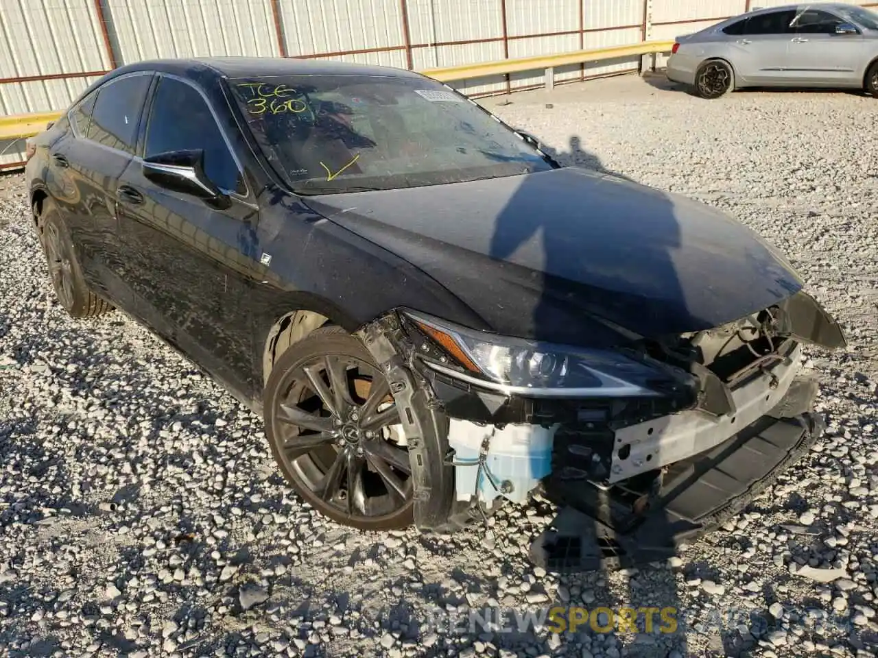 1 Photograph of a damaged car 58ABZ1B11KU029761 LEXUS ES350 2019