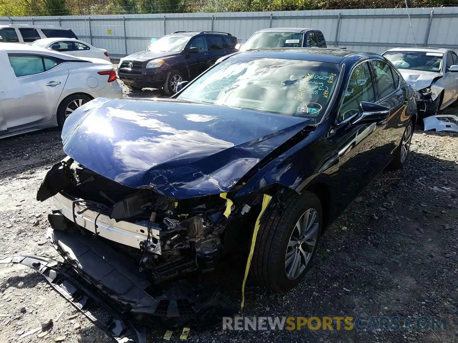 2 Photograph of a damaged car 58ABZ1B11KU030795 LEXUS ES350 2019