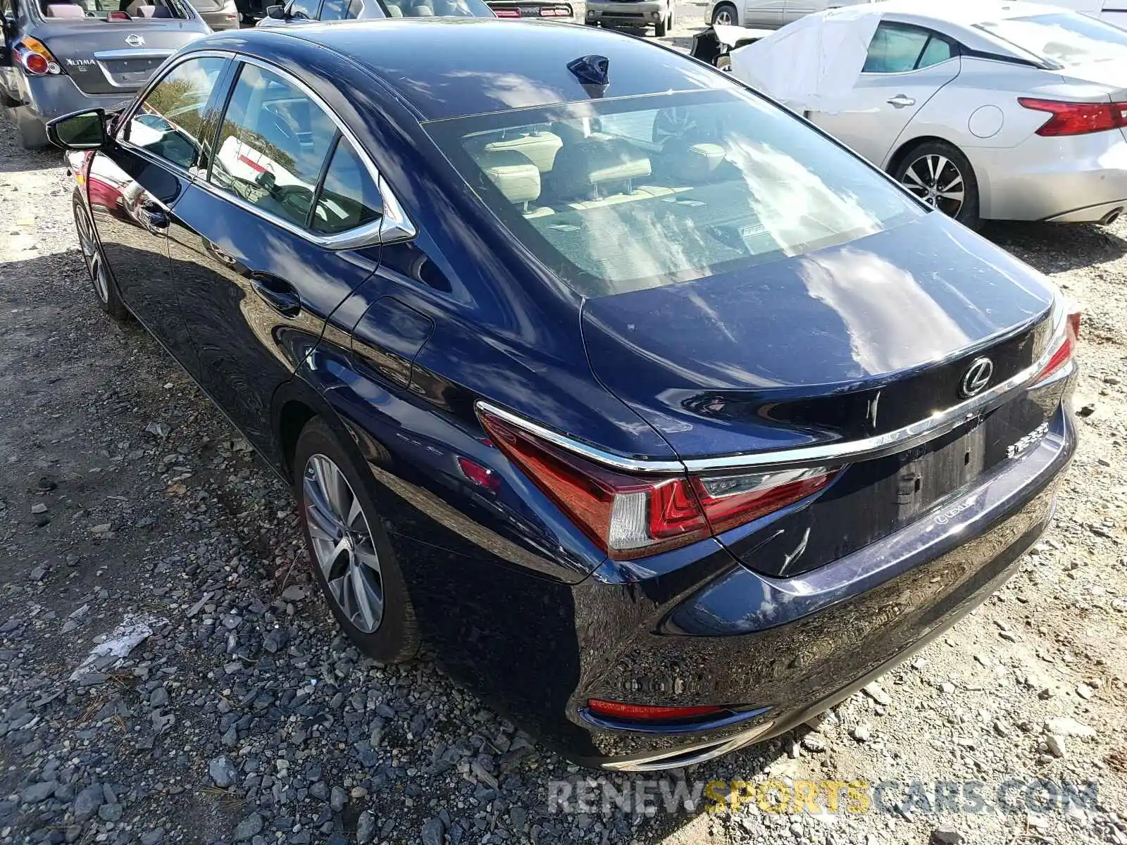 3 Photograph of a damaged car 58ABZ1B11KU030795 LEXUS ES350 2019