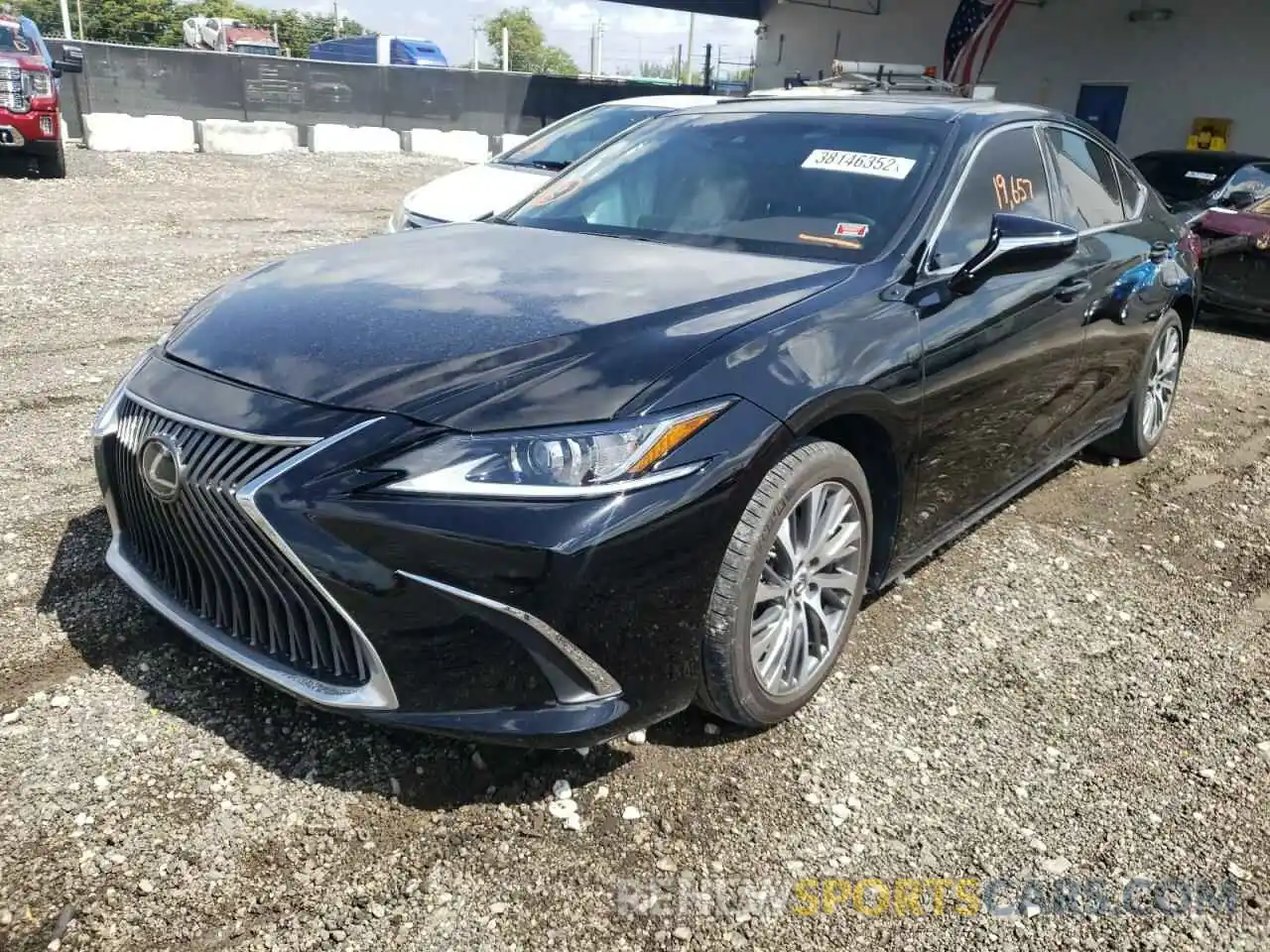 2 Photograph of a damaged car 58ABZ1B11KU031042 LEXUS ES350 2019