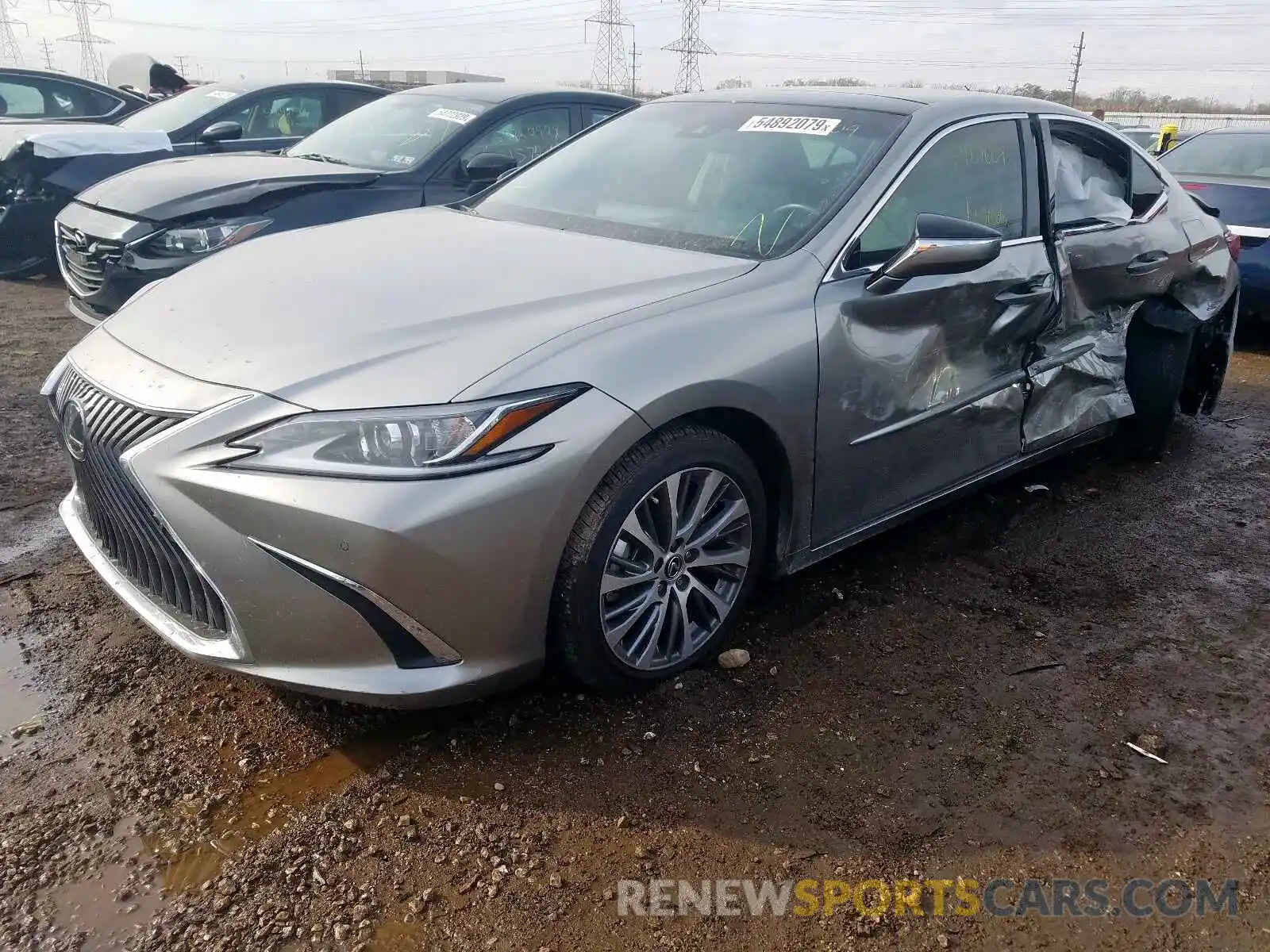 2 Photograph of a damaged car 58ABZ1B11KU032868 LEXUS ES350 2019