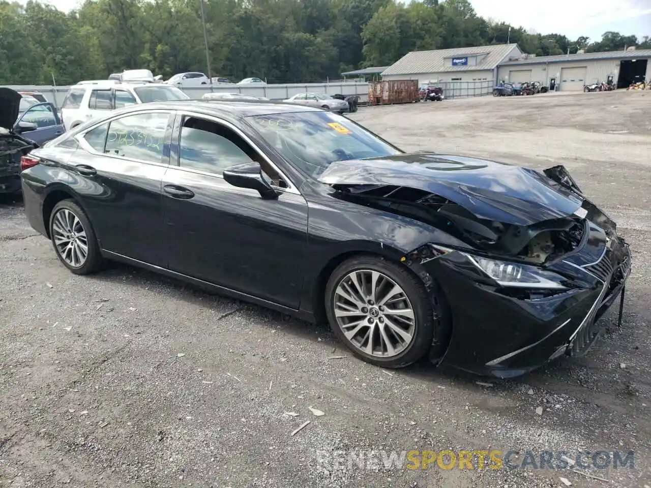 1 Photograph of a damaged car 58ABZ1B11KU034295 LEXUS ES350 2019