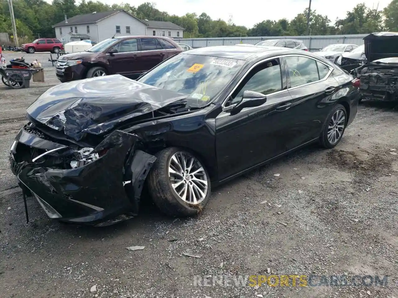 2 Photograph of a damaged car 58ABZ1B11KU034295 LEXUS ES350 2019