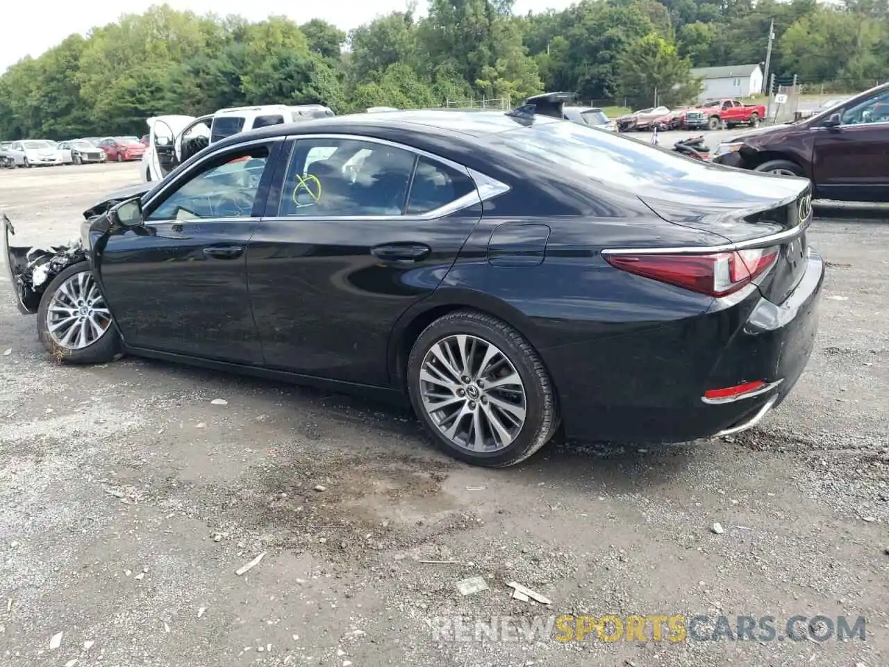 3 Photograph of a damaged car 58ABZ1B11KU034295 LEXUS ES350 2019