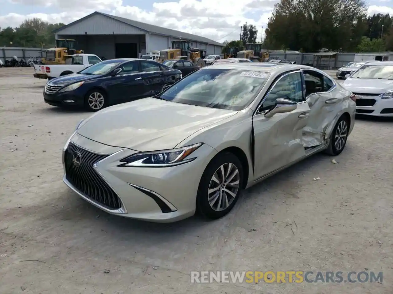 2 Photograph of a damaged car 58ABZ1B11KU034586 LEXUS ES350 2019