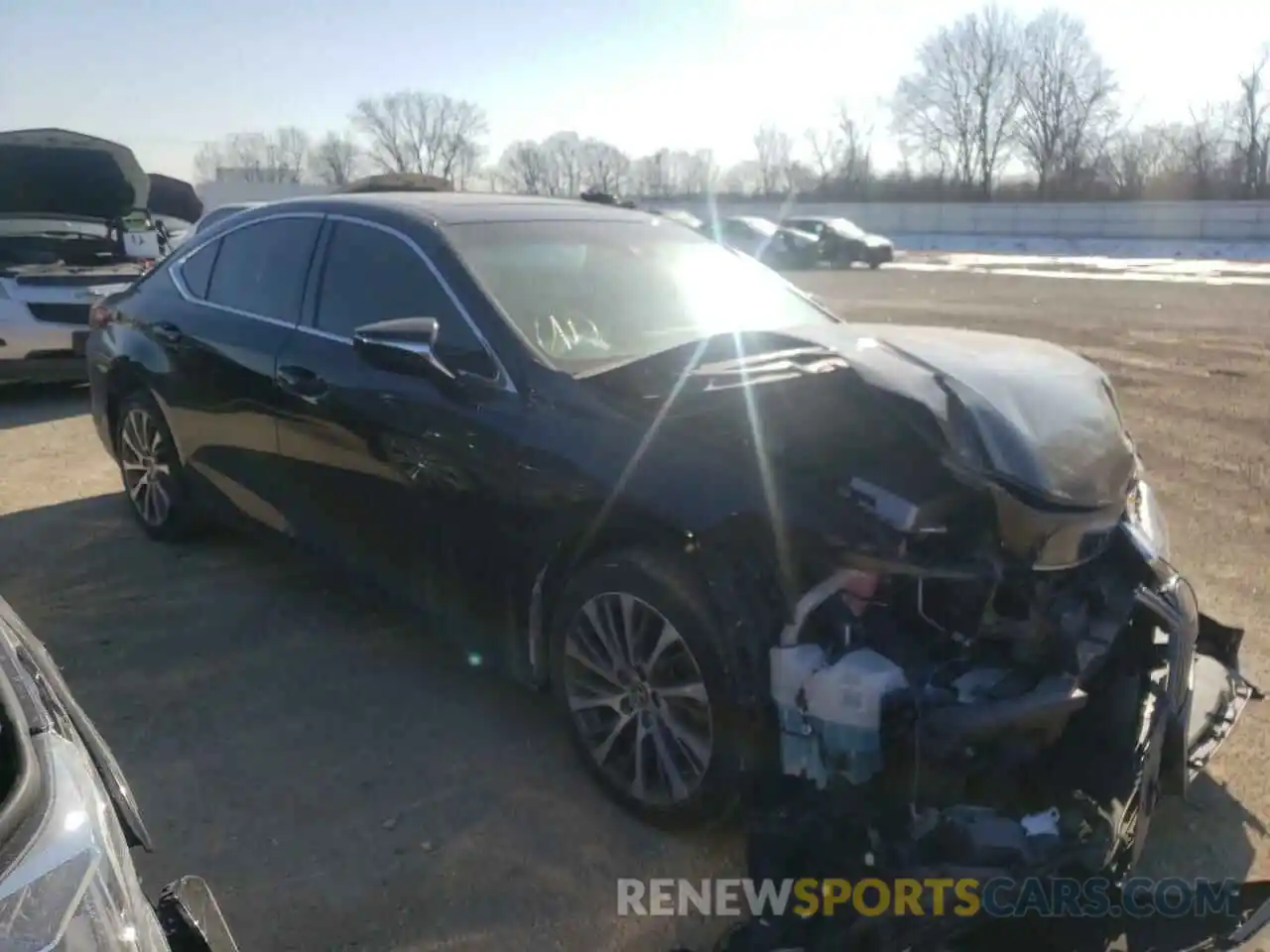 1 Photograph of a damaged car 58ABZ1B11KU037830 LEXUS ES350 2019