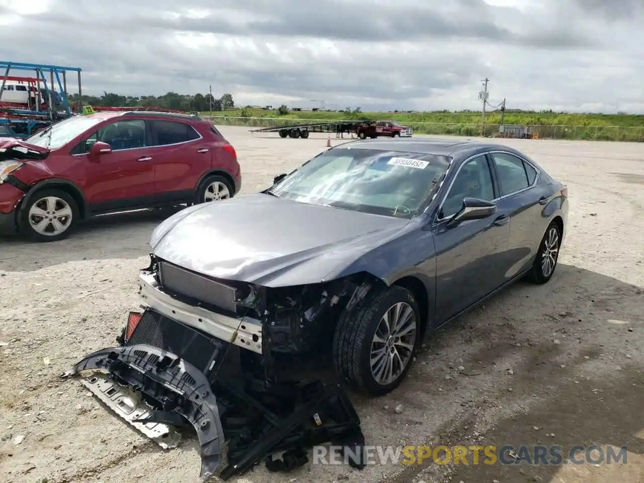 2 Photograph of a damaged car 58ABZ1B11KU038881 LEXUS ES350 2019