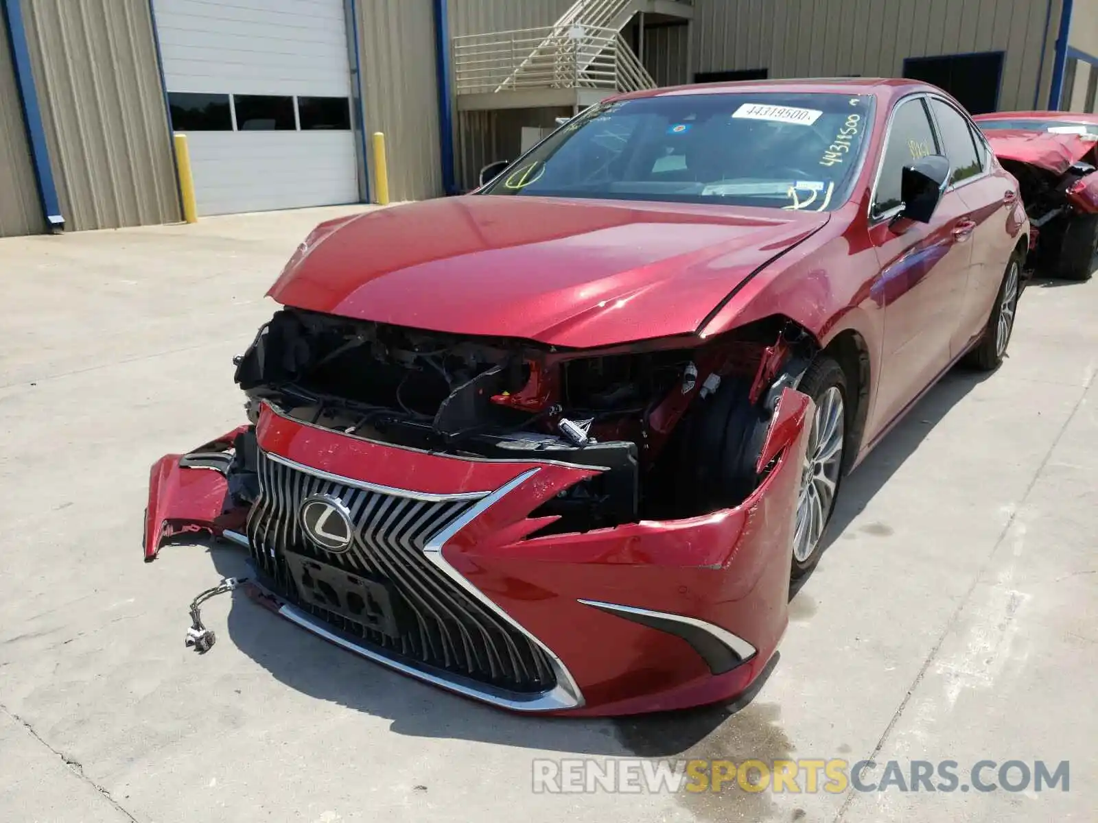 2 Photograph of a damaged car 58ABZ1B11KU043434 LEXUS ES350 2019