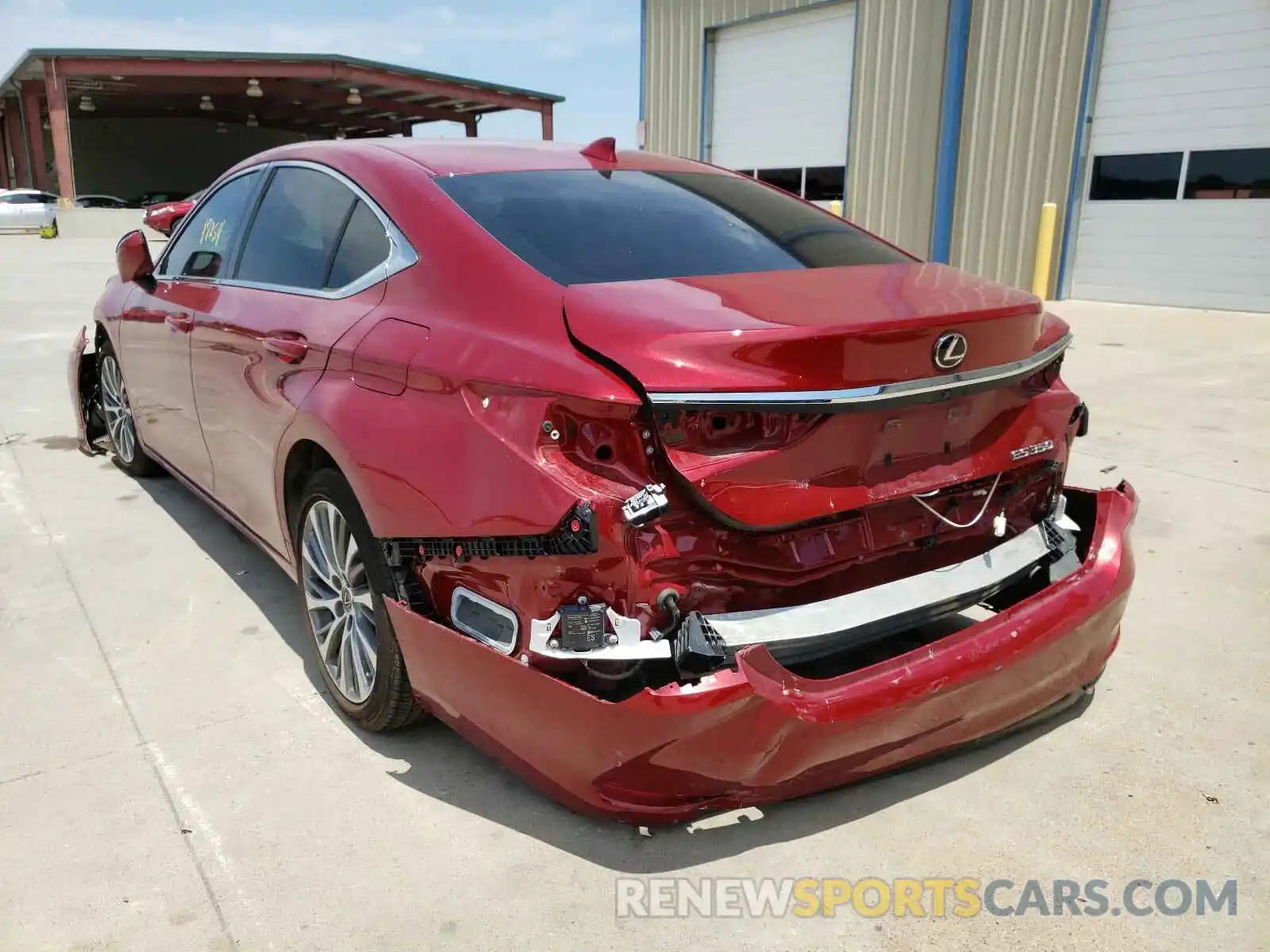 3 Photograph of a damaged car 58ABZ1B11KU043434 LEXUS ES350 2019