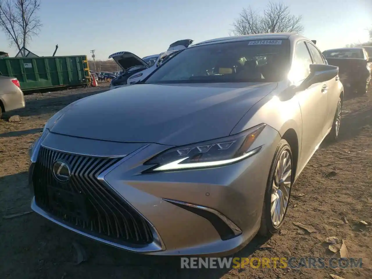 2 Photograph of a damaged car 58ABZ1B11KU044809 LEXUS ES350 2019