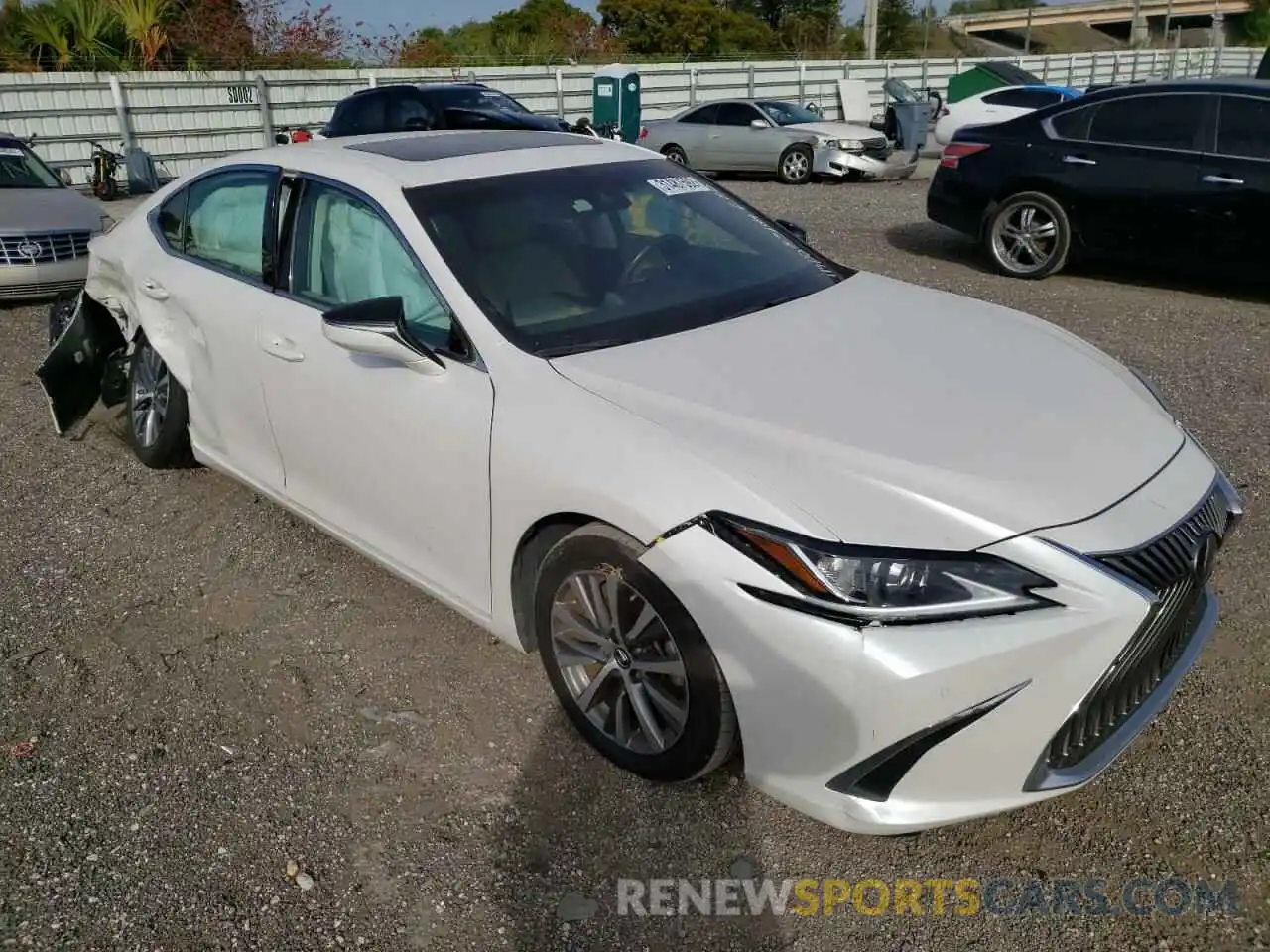 1 Photograph of a damaged car 58ABZ1B11KU045104 LEXUS ES350 2019