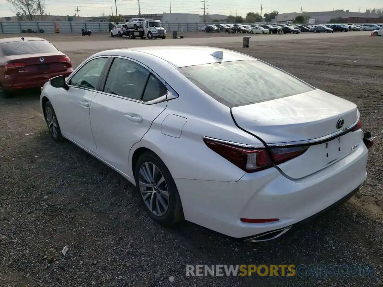 3 Photograph of a damaged car 58ABZ1B11KU045104 LEXUS ES350 2019