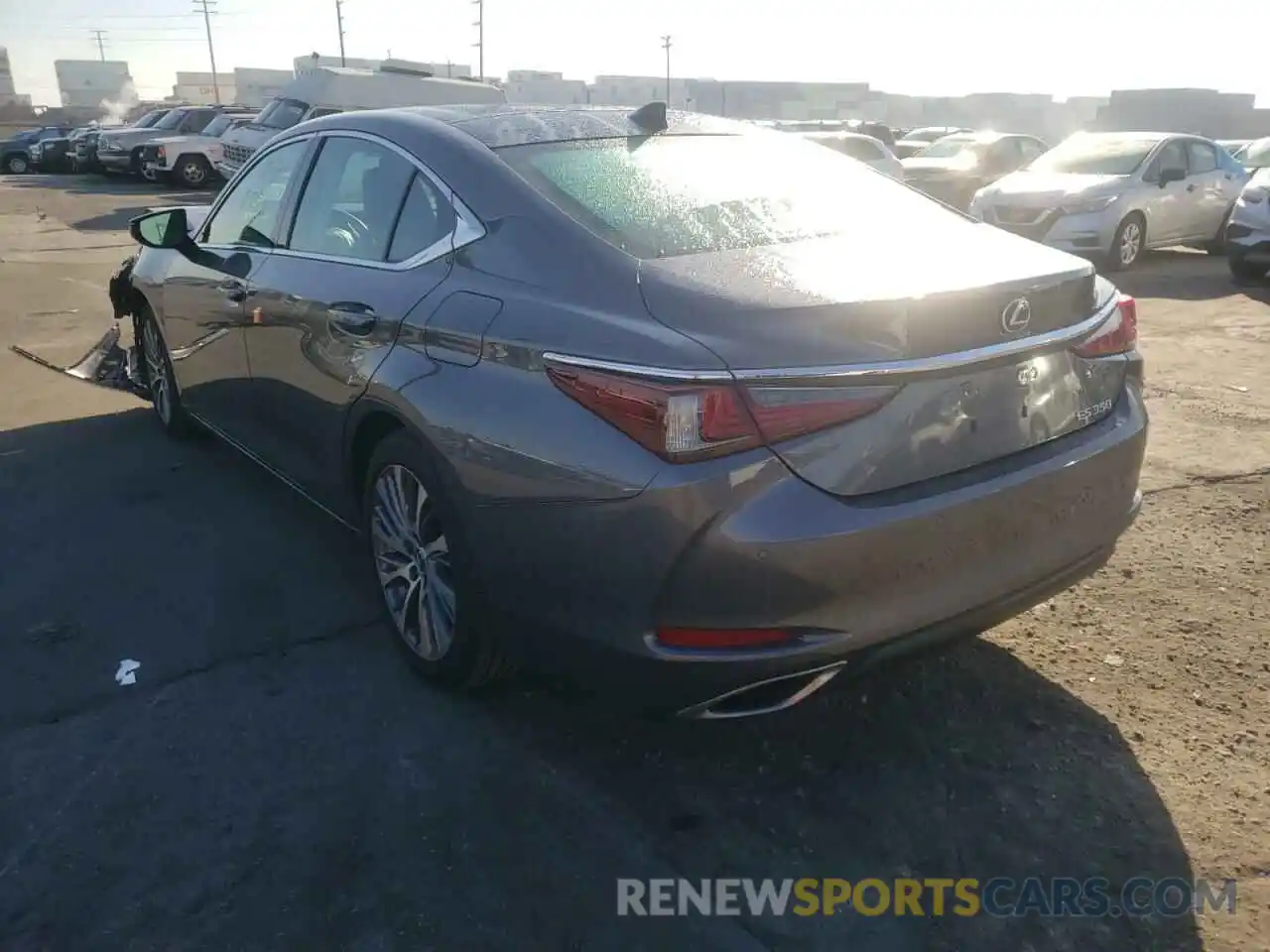 3 Photograph of a damaged car 58ABZ1B11KU047029 LEXUS ES350 2019