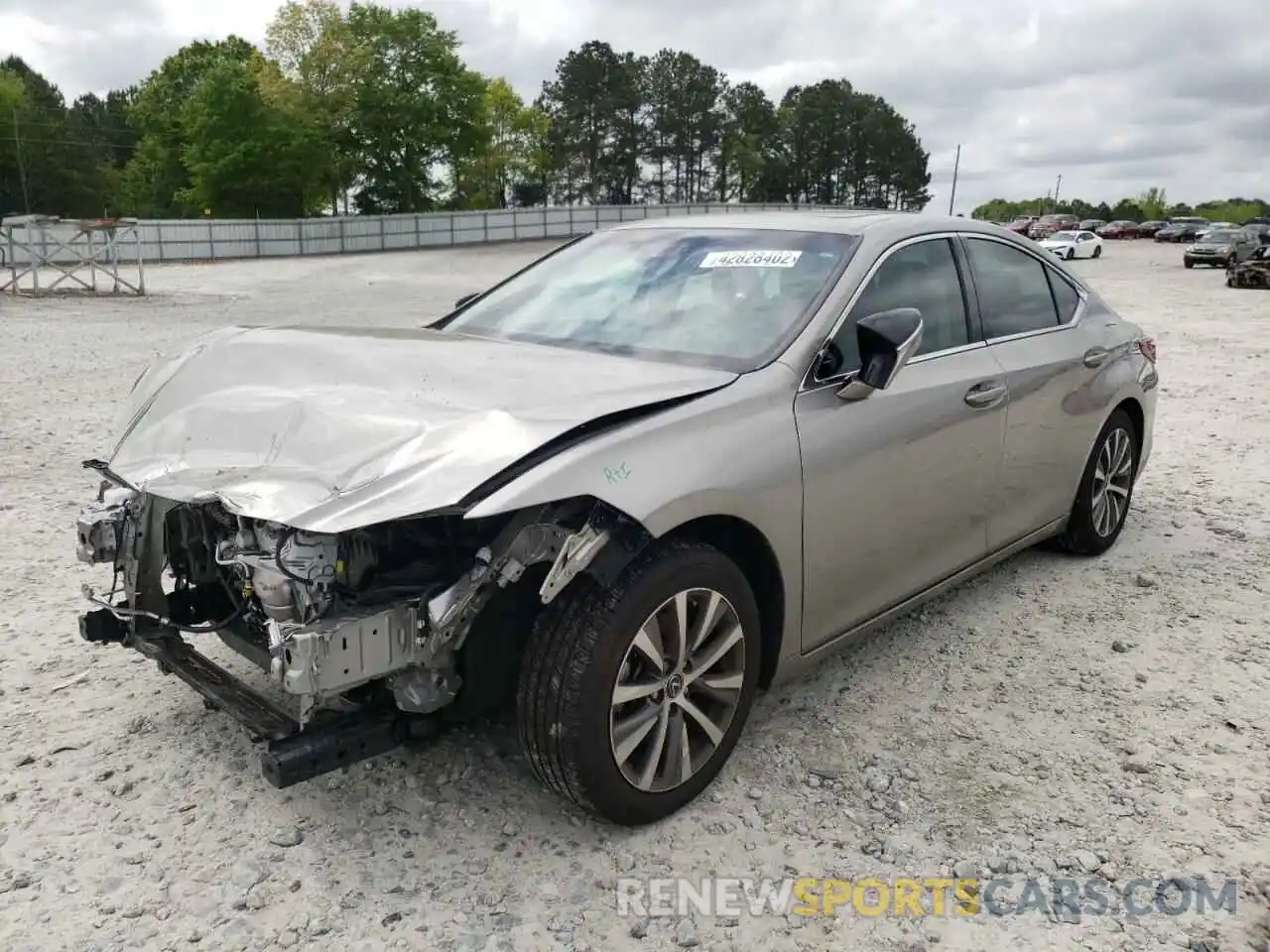 2 Photograph of a damaged car 58ABZ1B11KU048844 LEXUS ES350 2019