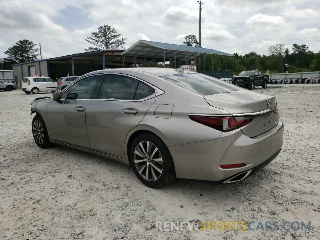 3 Photograph of a damaged car 58ABZ1B11KU048844 LEXUS ES350 2019