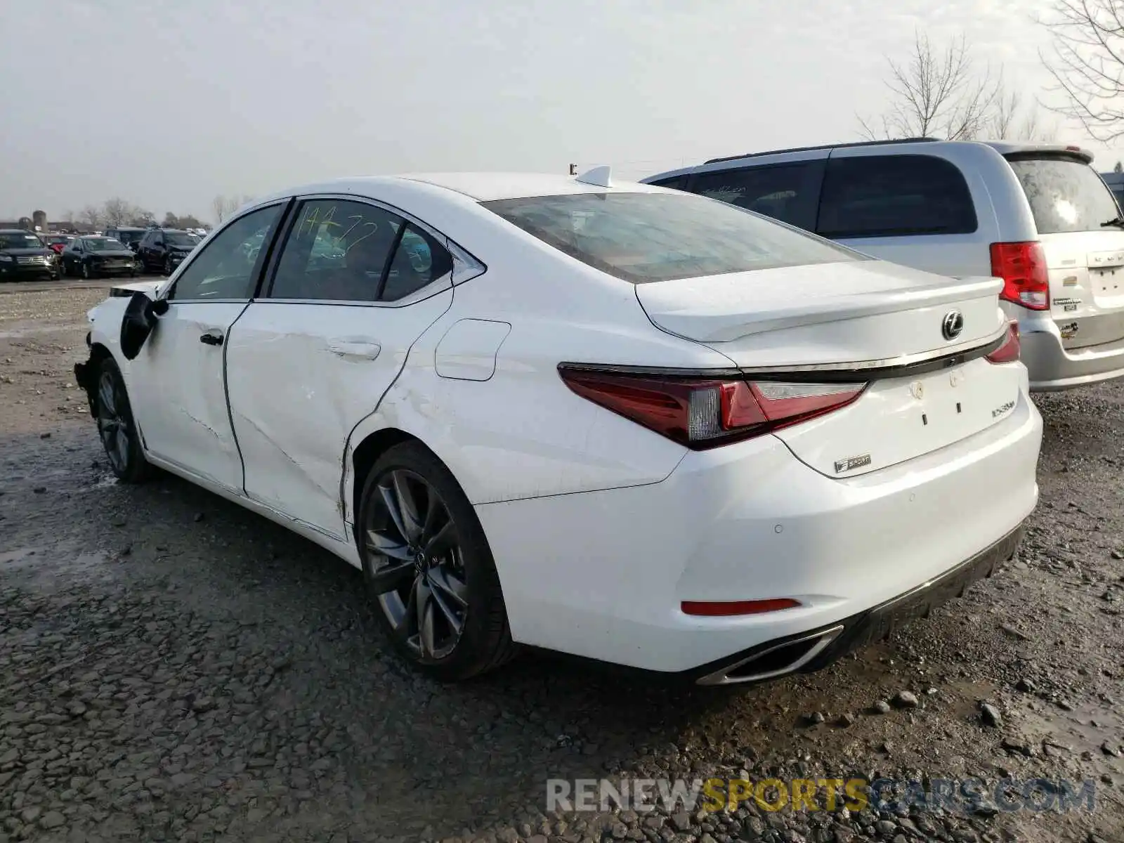 3 Photograph of a damaged car 58ABZ1B11KU050805 LEXUS ES350 2019