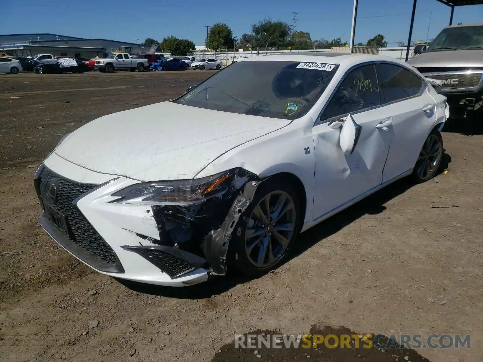 2 Photograph of a damaged car 58ABZ1B12KU003301 LEXUS ES350 2019