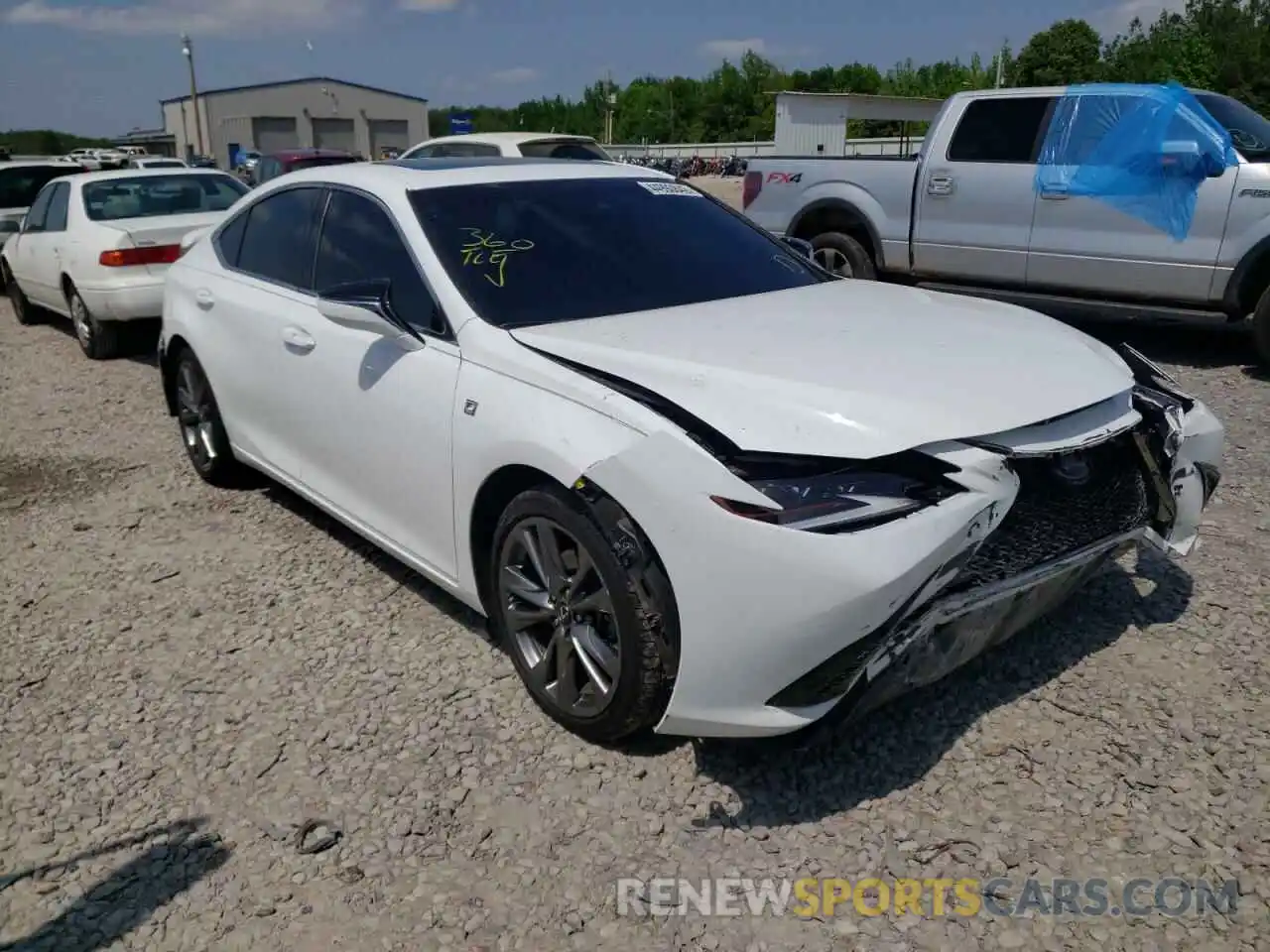 1 Photograph of a damaged car 58ABZ1B12KU003900 LEXUS ES350 2019