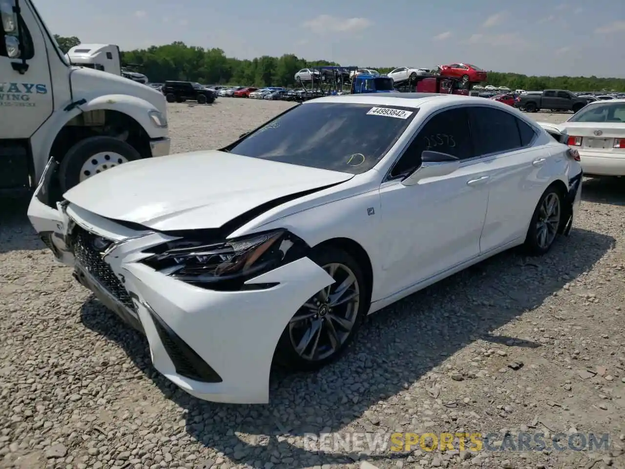 2 Photograph of a damaged car 58ABZ1B12KU003900 LEXUS ES350 2019