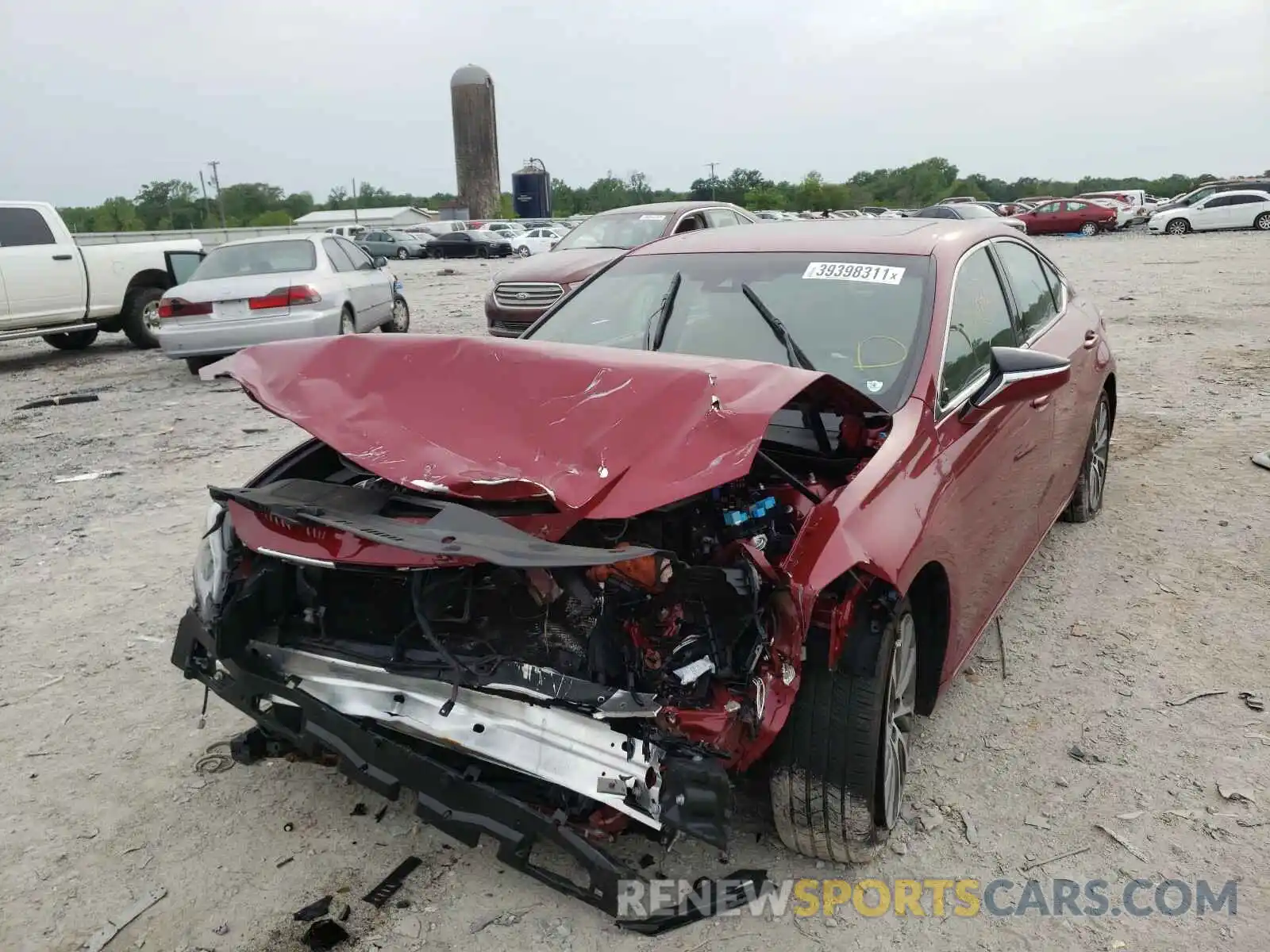 2 Photograph of a damaged car 58ABZ1B12KU004089 LEXUS ES350 2019