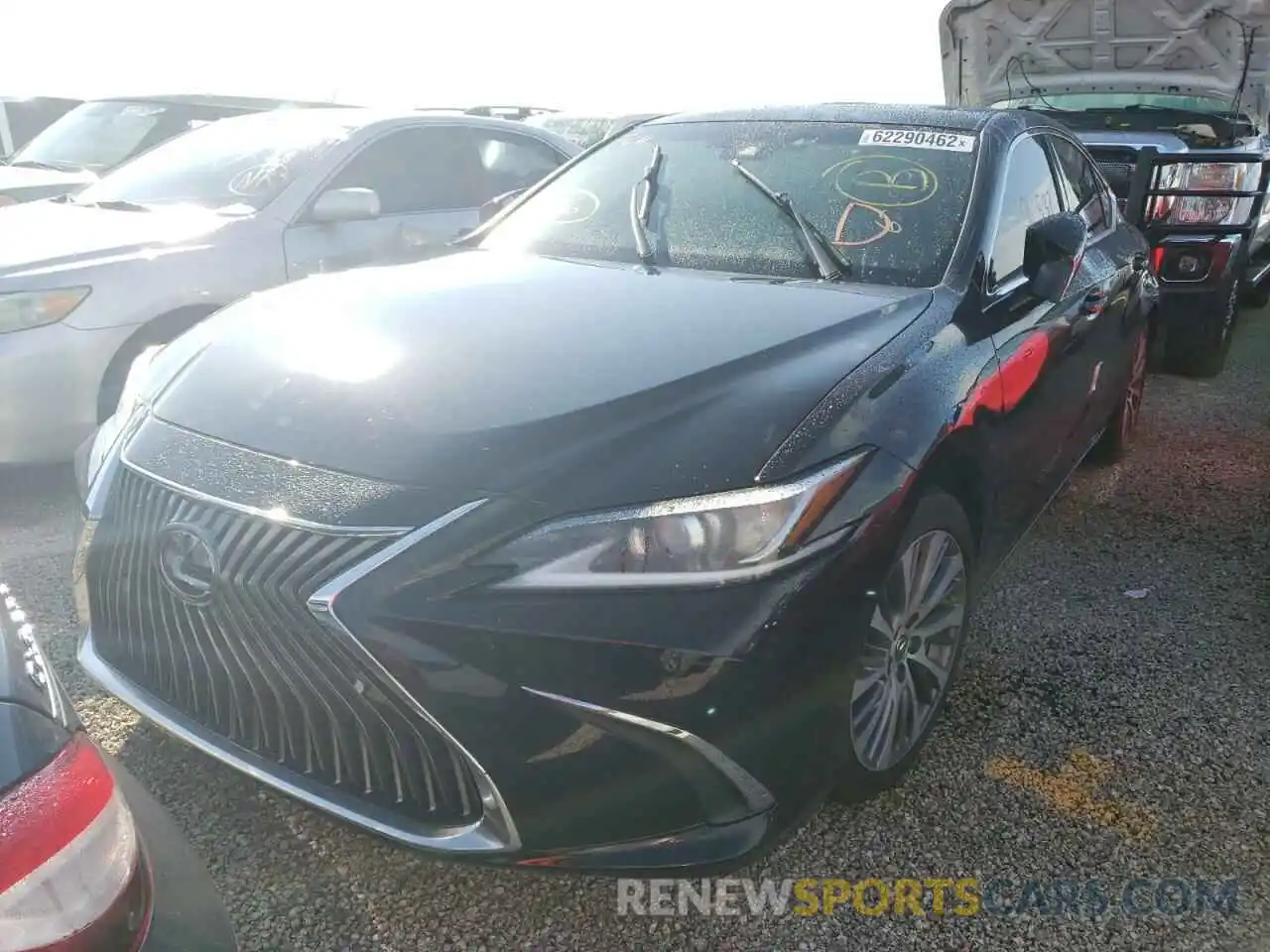 2 Photograph of a damaged car 58ABZ1B12KU006487 LEXUS ES350 2019