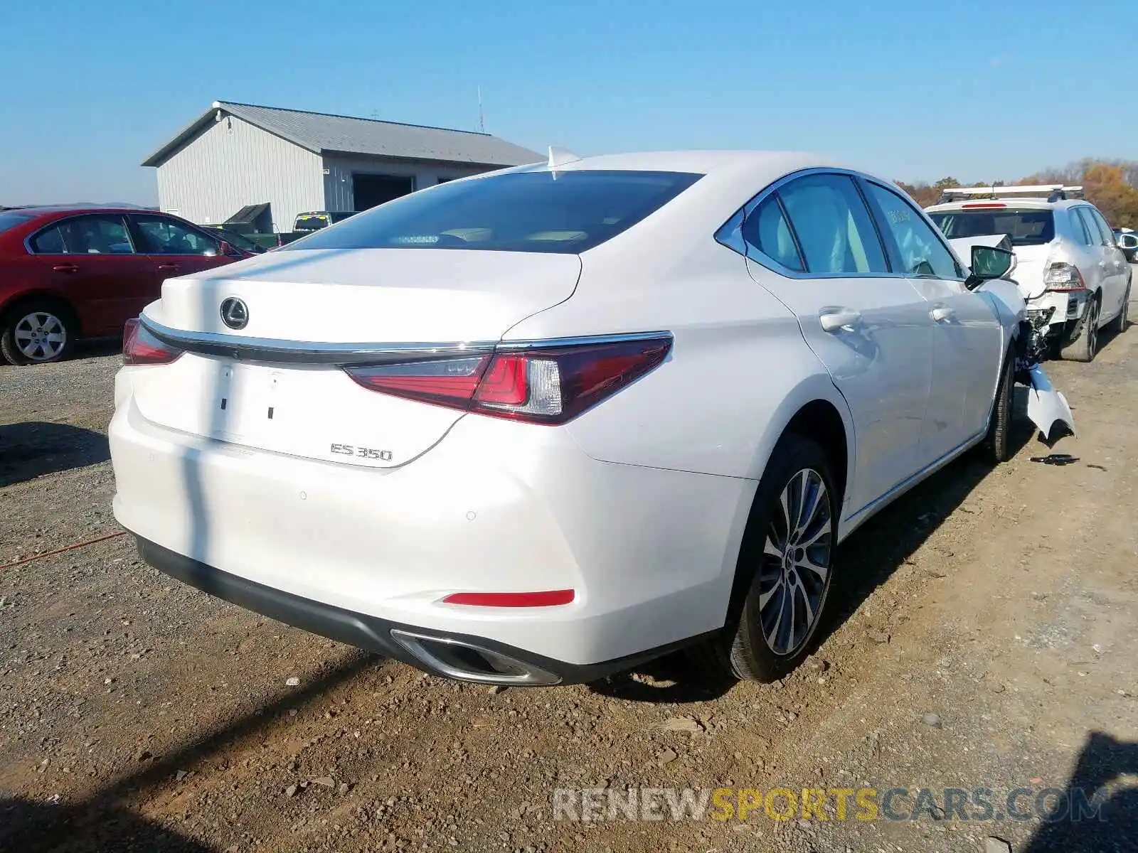 4 Photograph of a damaged car 58ABZ1B12KU006957 LEXUS ES350 2019