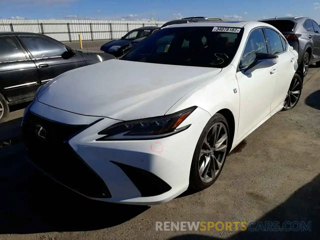 2 Photograph of a damaged car 58ABZ1B12KU010121 LEXUS ES350 2019